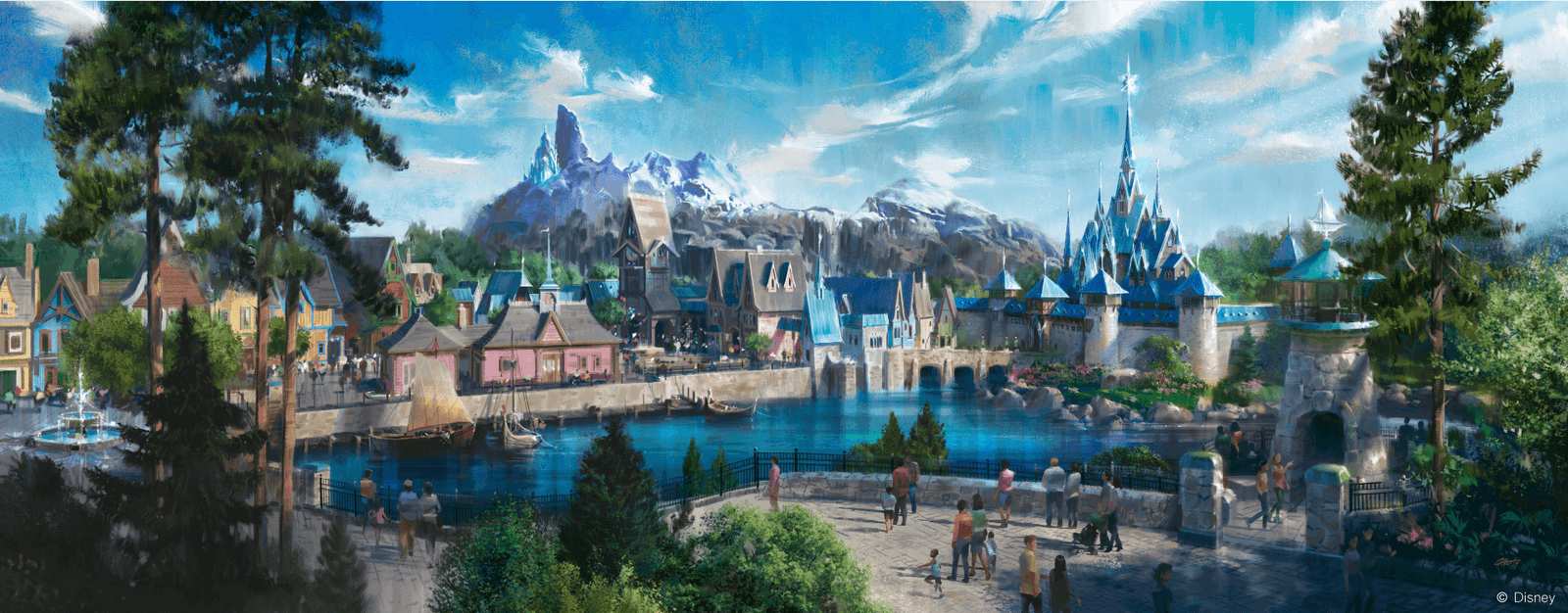 world of frozen disneyland paris 2025